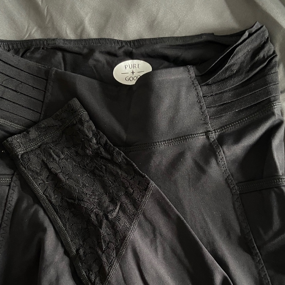 Anthropologie Pure + Good Black Leggings